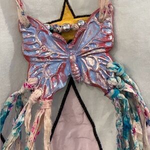 Colorful Butterfly Pendant Necklace